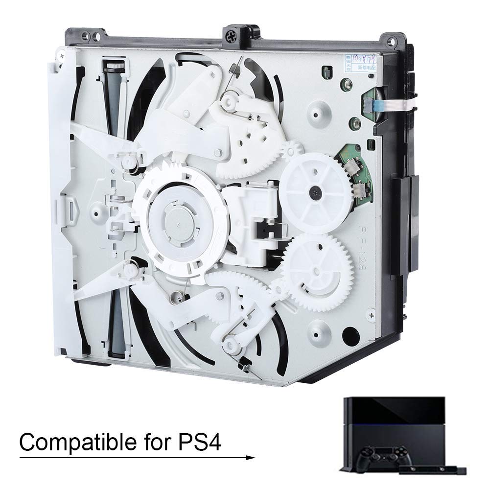 Zunate PS4 Blu-Ray Drive - Funda de repuesto para consola de juegos de disco portátil para CD-Rom Blu-Ray PS4 KEM-490