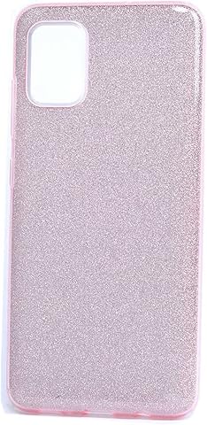 Zore Galaxy ile uyumlu A71 Kılıf Zore Shining Silikon Rose Gold