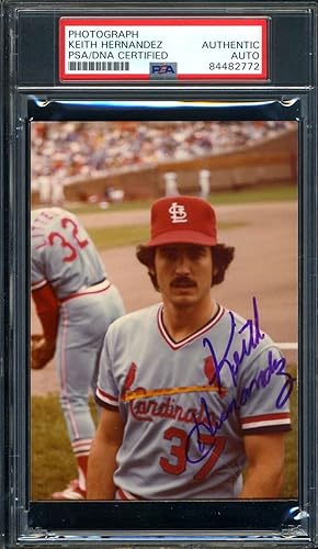 Keith Hernandez PSA DNA Signed Original Photo Wrigley Field 1979 Autograph