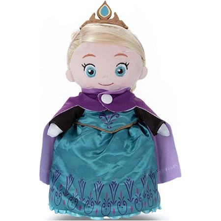 Amazon Co Jp タカラトミーアーツ ディズニーキャラクター マイフレンドプリンセス ヘアメイクプラッシュドール キラキラドレスアップ エルサ 高さ約 cm おもちゃ