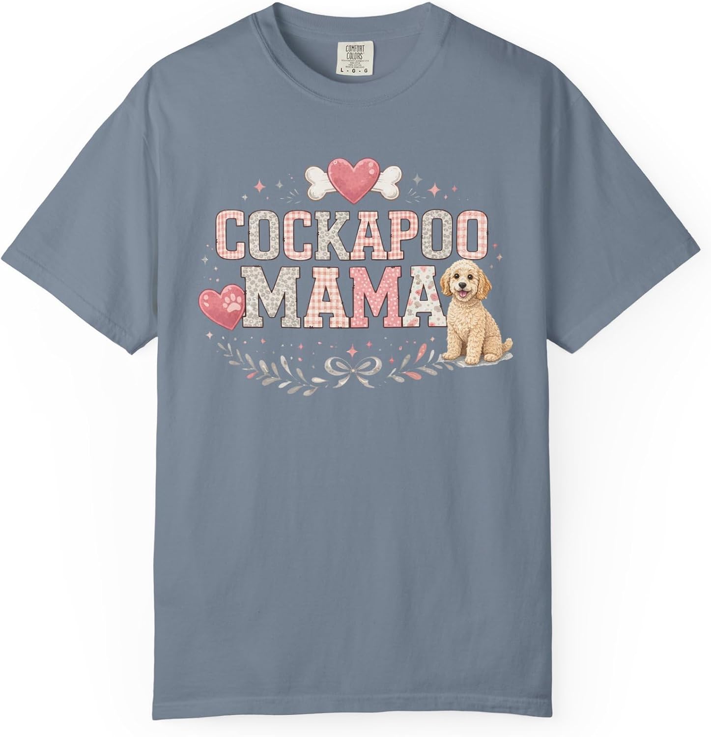 Cockapoo Mama Shirt | Women's Dog Mom Graphic Tee T-Shirt