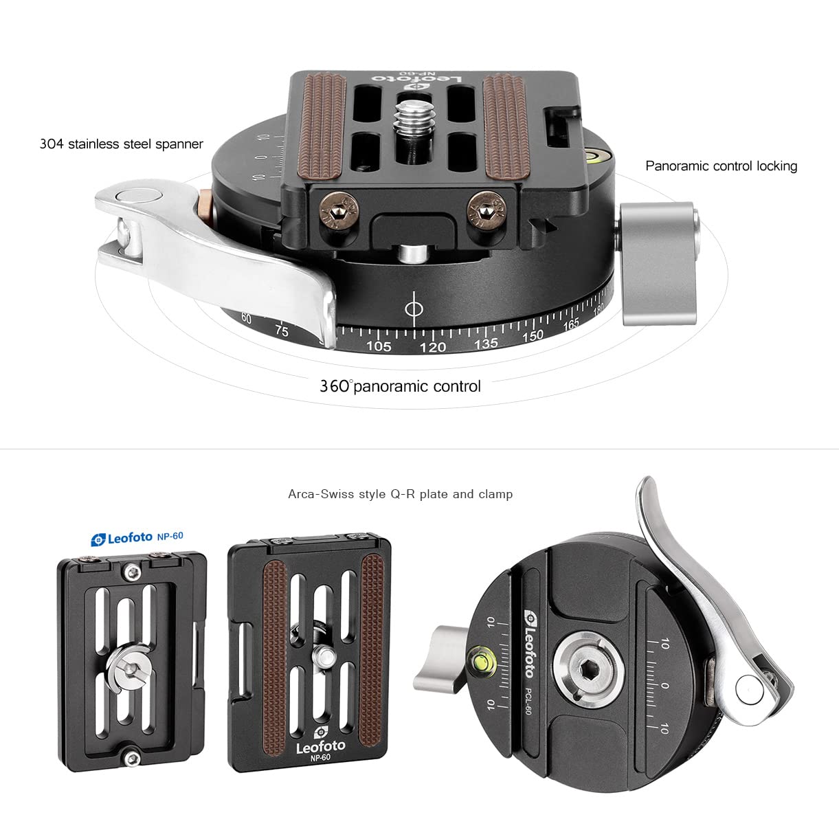 Amazon | Leofoto レオフォト LH-30PCL 自由雲台/国内正規輸入品 