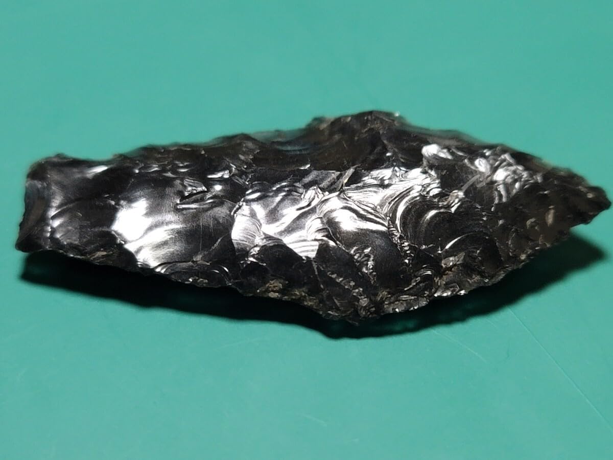 Amazon.co.jp: 大きめ石槍 尖頭器5.9cm北海道槍黒曜石石器石器時代鏃