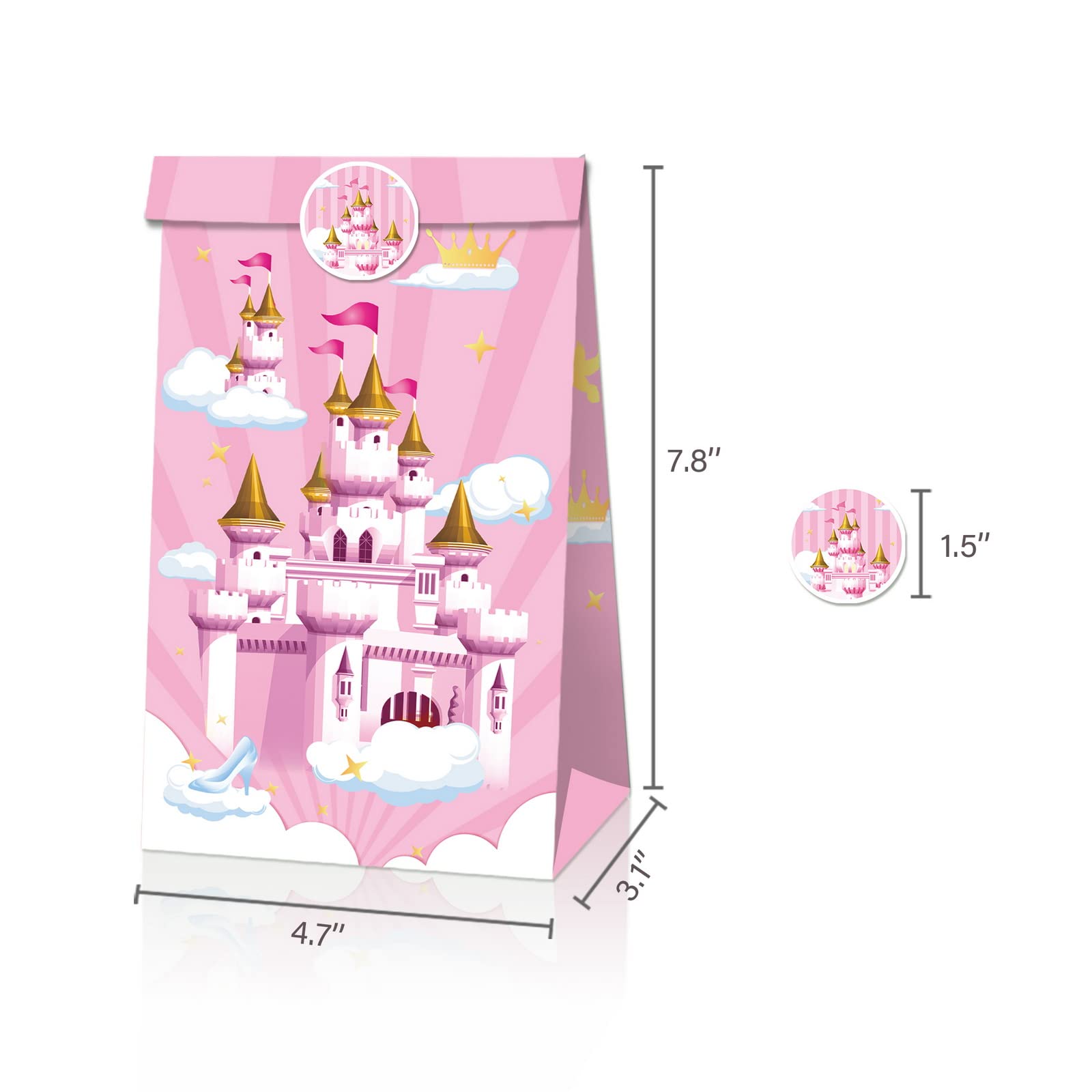 GOOHOCHY Rosa Karussell-Geschenkbox – Ca. 28x28x34 Cm, Aus Papier, Für Prinzessinnen-Party, Hochzeit & Babyshower