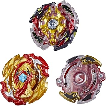 Beyblade Burst Evolution, Trio Spryzen, Pack of 3 Competition Spinners, Legend Spryzen S3, Lord Spryzen S5, Spryzen S2