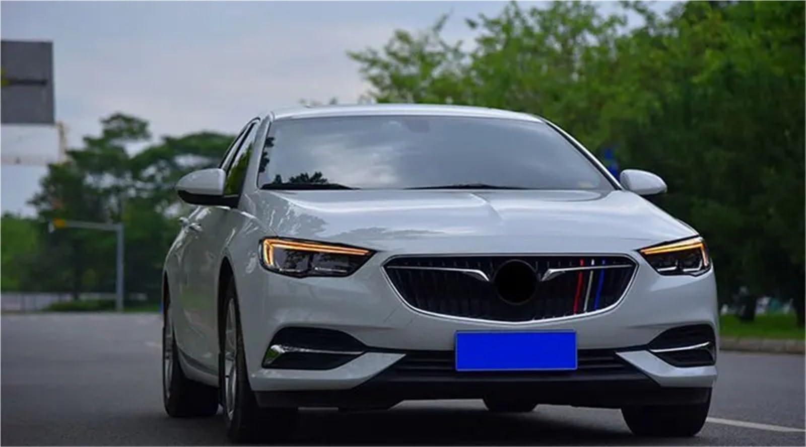 Gruppo fari per Auto Buick Regal 2017-2020, Gruppo fari DRL con indicatori di direzione, fari Anteriori Plug And Play, 2 Pezzi