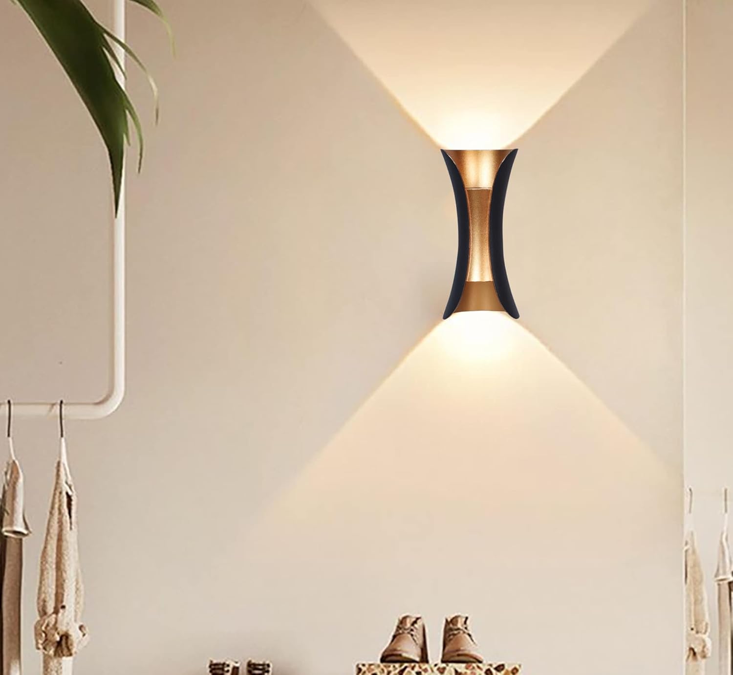 FILLISKA LED Up & Down Wall Lamp (BlackGold-099)