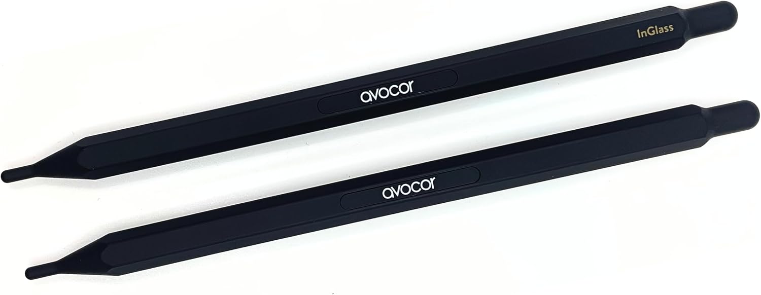 Avocor Stylus Pair for G & W Series Interactive Displays | Ideal for Classrooms, Business Meetings and Collaborative Design | Fine-tip Passive Touch Stylus Pens (Pair)
