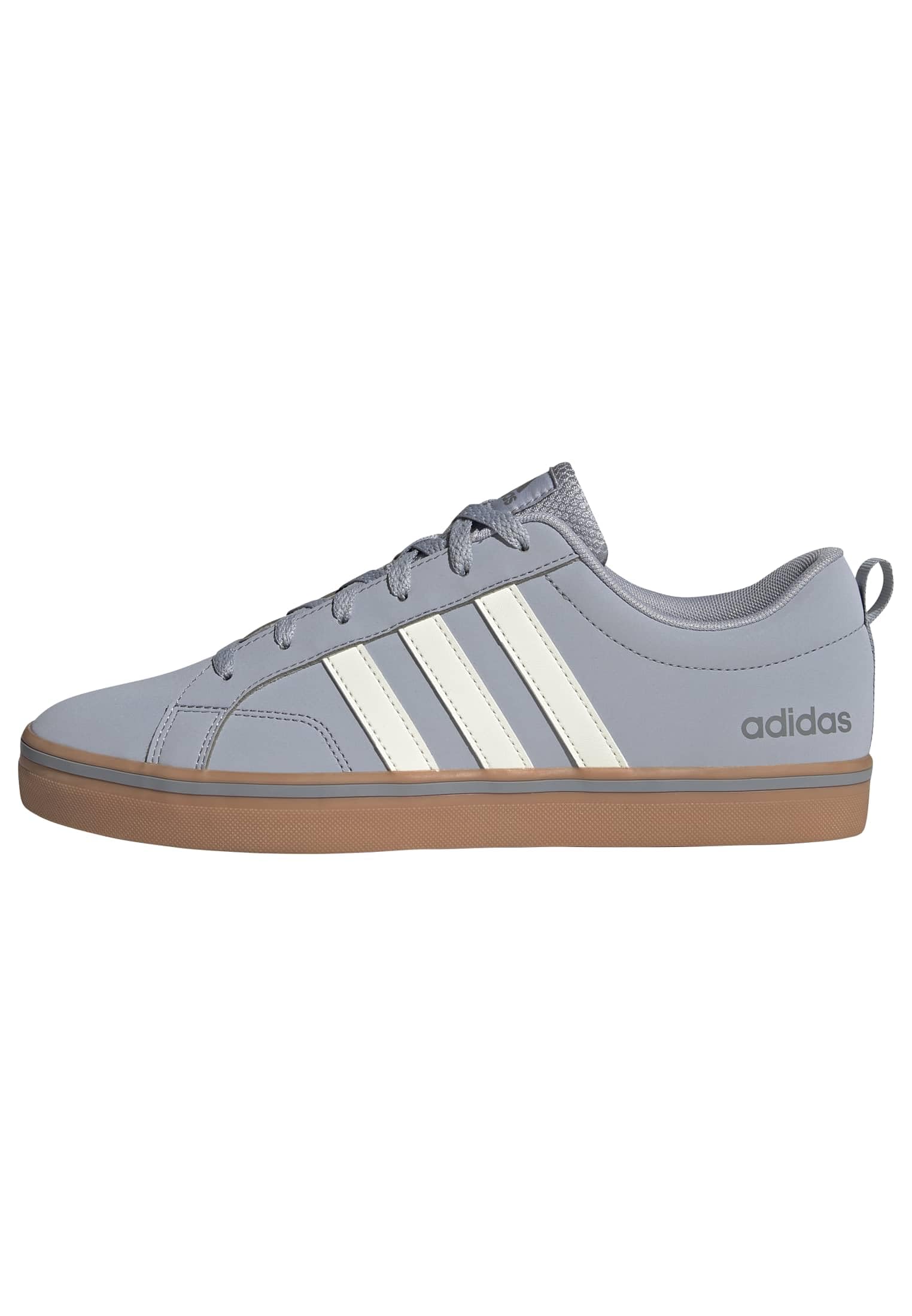 adidas Men's VS Pace 2.0 Shoes, Halo Silver/Off white/GUM10, 8.5 UK