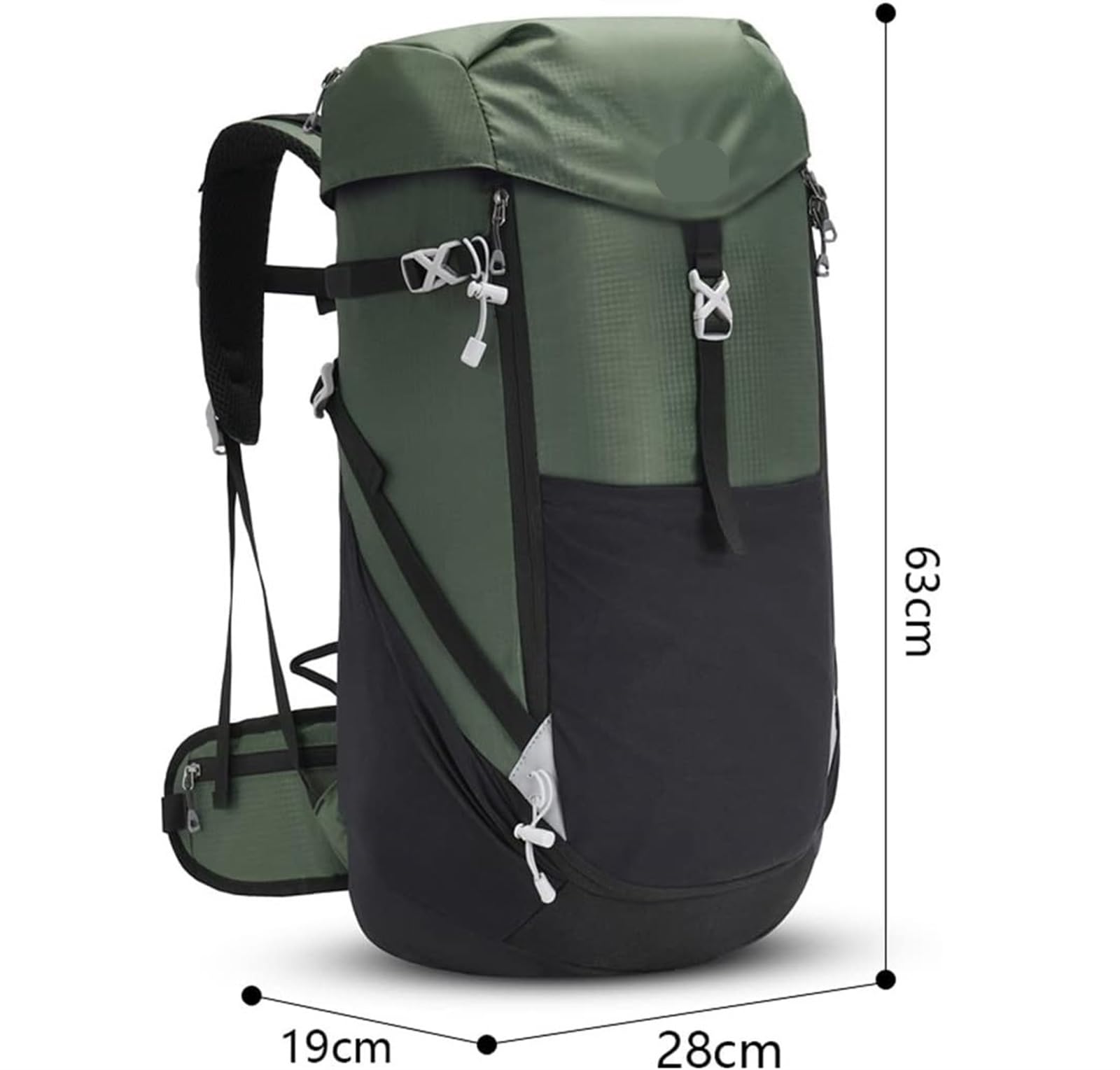 ontañismo Mochila de Senderismo Camping Montañismo Bolsa 50L Ciclismo Viaje Mochila Hombres Señoras Mochila Campamento Exterior