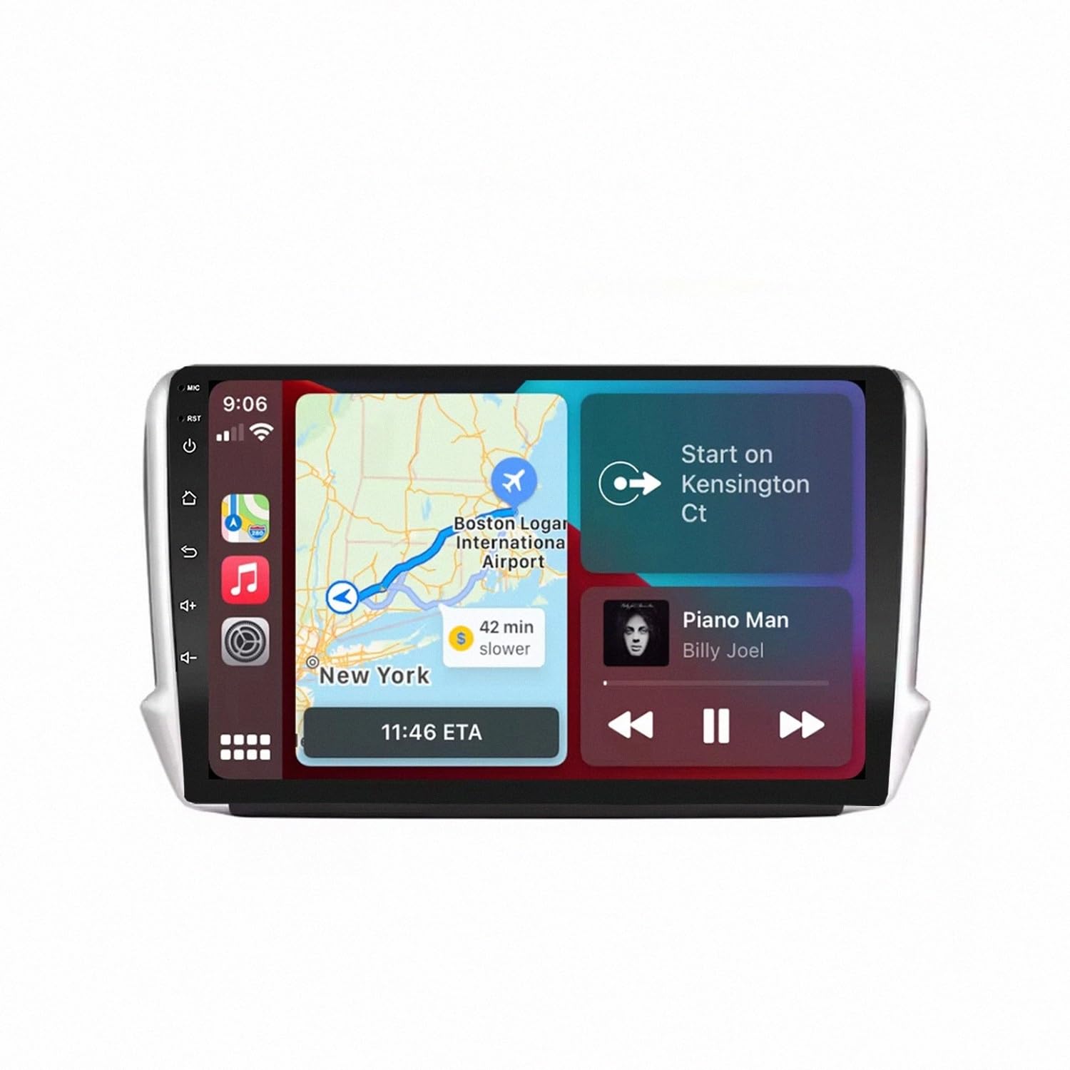 Navegacion GPS para Peugeot 208 viajes familiares con mapas offline 8