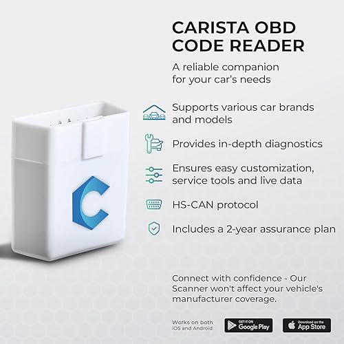 Miniatura 3 de Carista OBD - Escáner OBD2 Bluetooth - Herramienta de diagnóstico del escáner de coche y lector de códigos con acceso a diagnósticos,