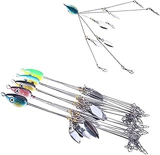THE WHITE SHOP Alabama Umbrella Rigs Fishing Rigs Lure for Fishing Bass Bait Lure 18cm 8in16g 1/2OZ Fishing Bait Rigs