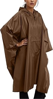 Poncho de lluvia para senderismo, ciclismo al aire libre, 3 en 1, para mujer, reutilizable, poncho de capa mate, chubasquero para mujer, invierno