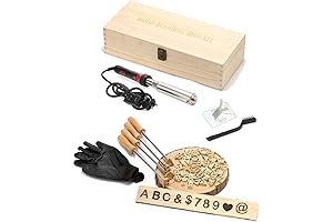 Gold Electric LOGO Wood Burning Letter Branding Iron