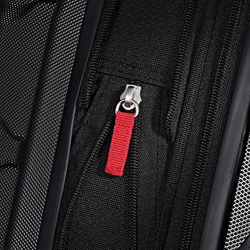 Samsonite 68311-1041 Omni Hardside Luggage Nested Spinner Set 20 Inch, 24 Inch, 28 Inch - Black Bundle W/Deco Gear Luggage Accessory Kit (10 Item) #TOP5