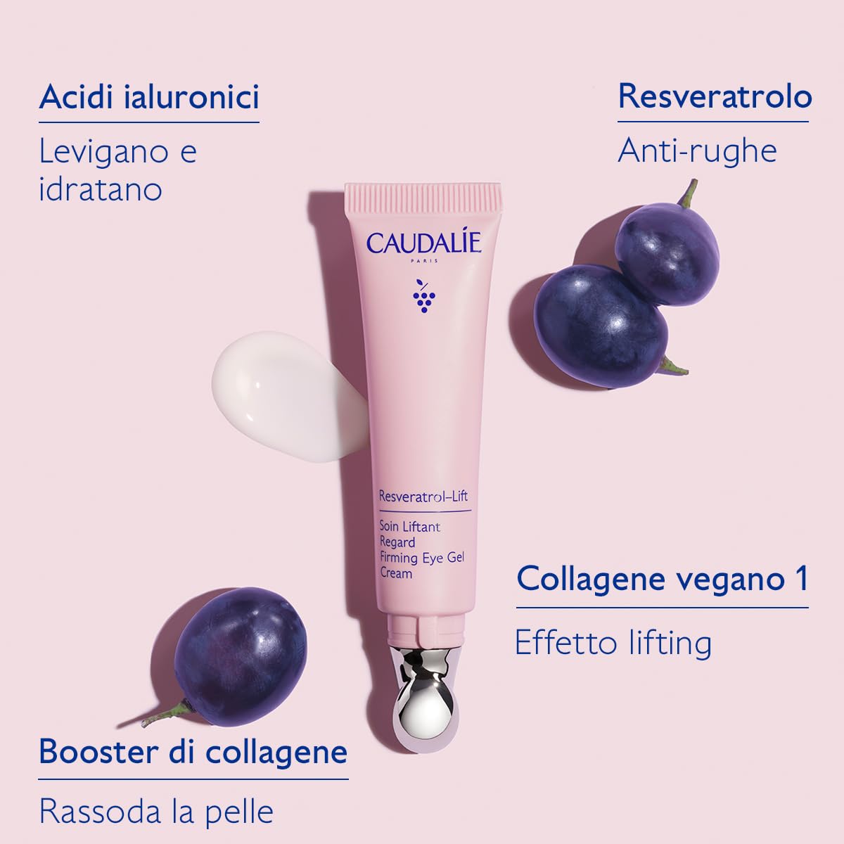 Caudalie Resveratrol-Lift Trattamento Liftante Occhi con il Resveratrolo, alternativa al Retinolo