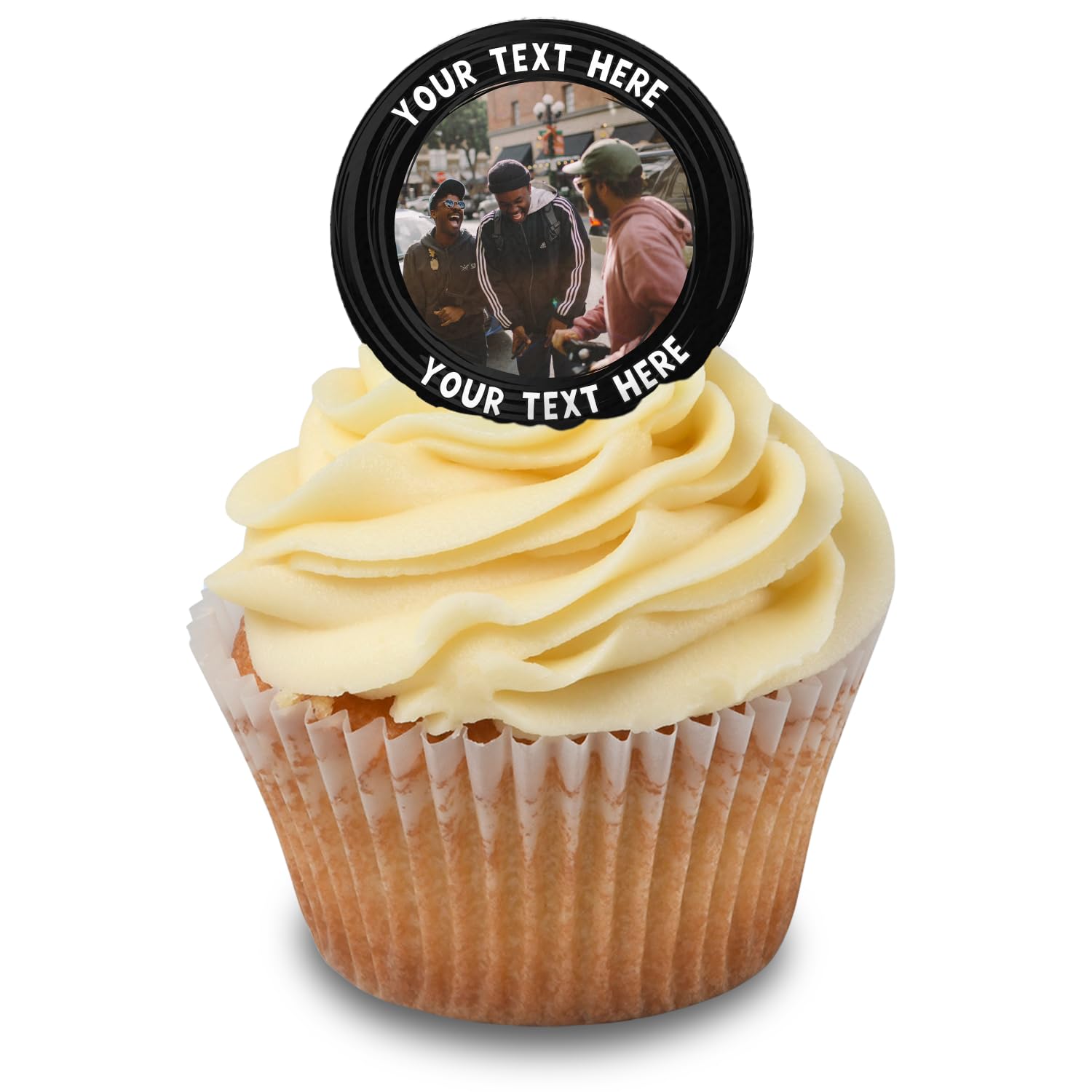 Cakeshop Cupcake-Topper Personalisiert – Essbare Aufleger Mit Bild & Text Für Geburtstag & Feiern