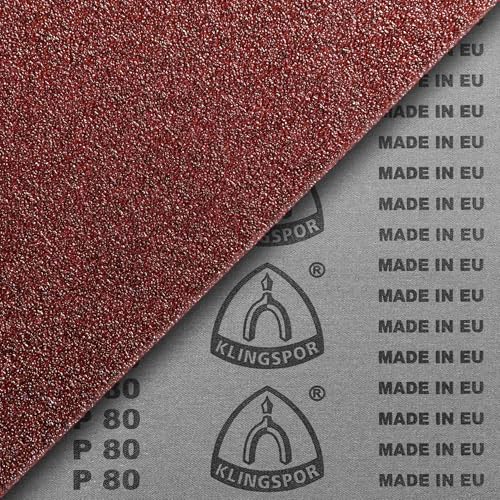 Bandes abrasives corindon 60 x 1250 mm grain 80 à haute résistance à l'encrassement