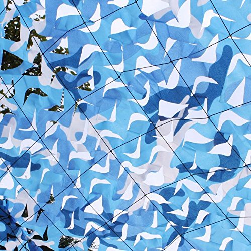 Oudini Blue Camouflanetting, Camo Netting For Photography Background Hunting Blinds/Blue/2 * 8M(6.6 * 26Ft)