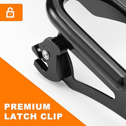Miniatura 3 de Stealth - Portaequipajes desmontable para maletero de motocicleta, color negro, compatible con Harley Touring CVO Road Glide Road King Electra Glide
