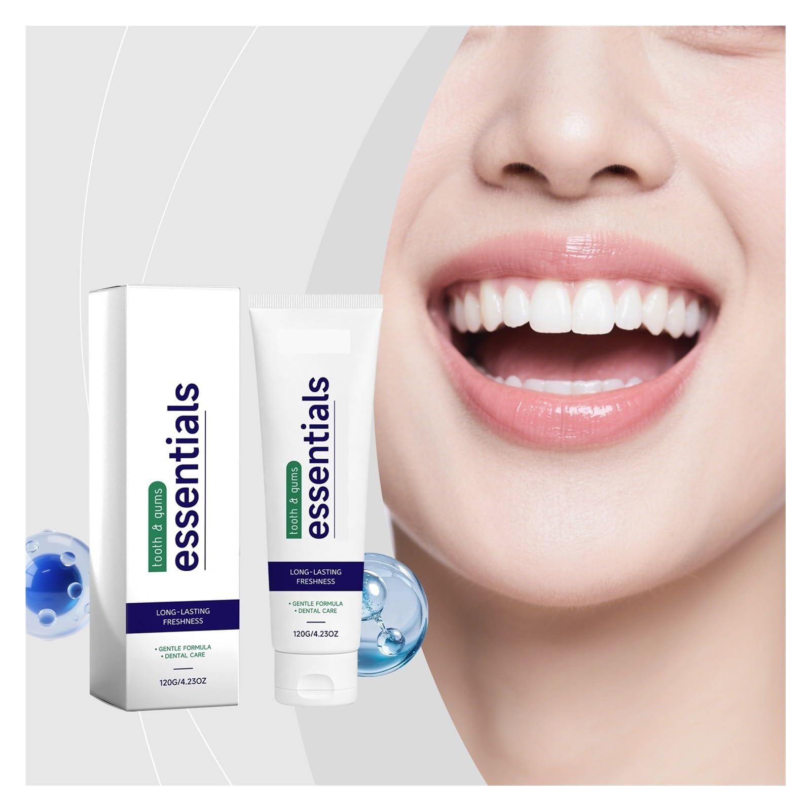120 g de pasta de dientes refrescante | Con micropartículas suaves for limpiar la placa y brindar una suave sensación de enfriamiento.(3pcs)