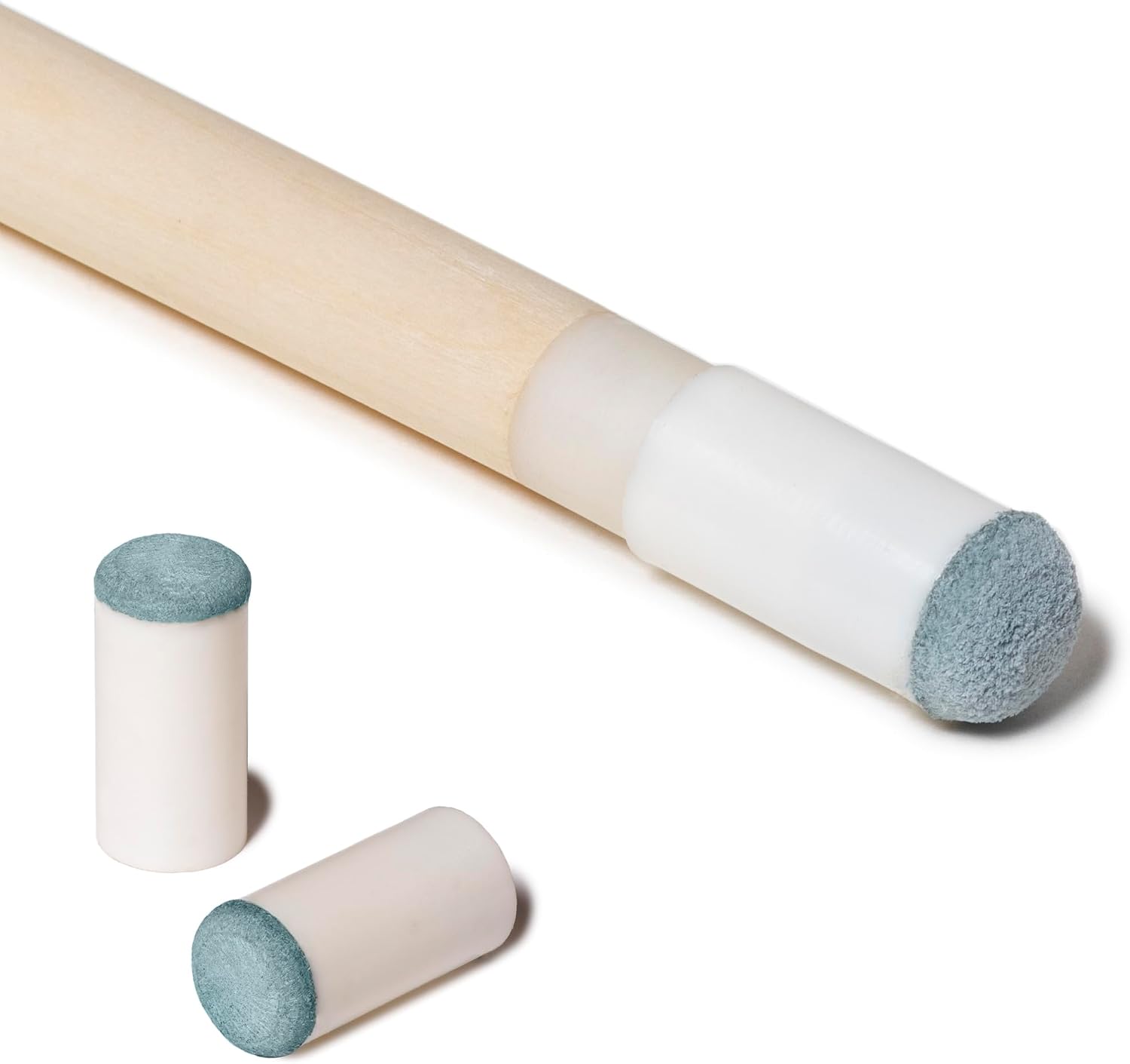 OKKO Billiard Pool Cue Slip-On Tips Soft, Pack of 100