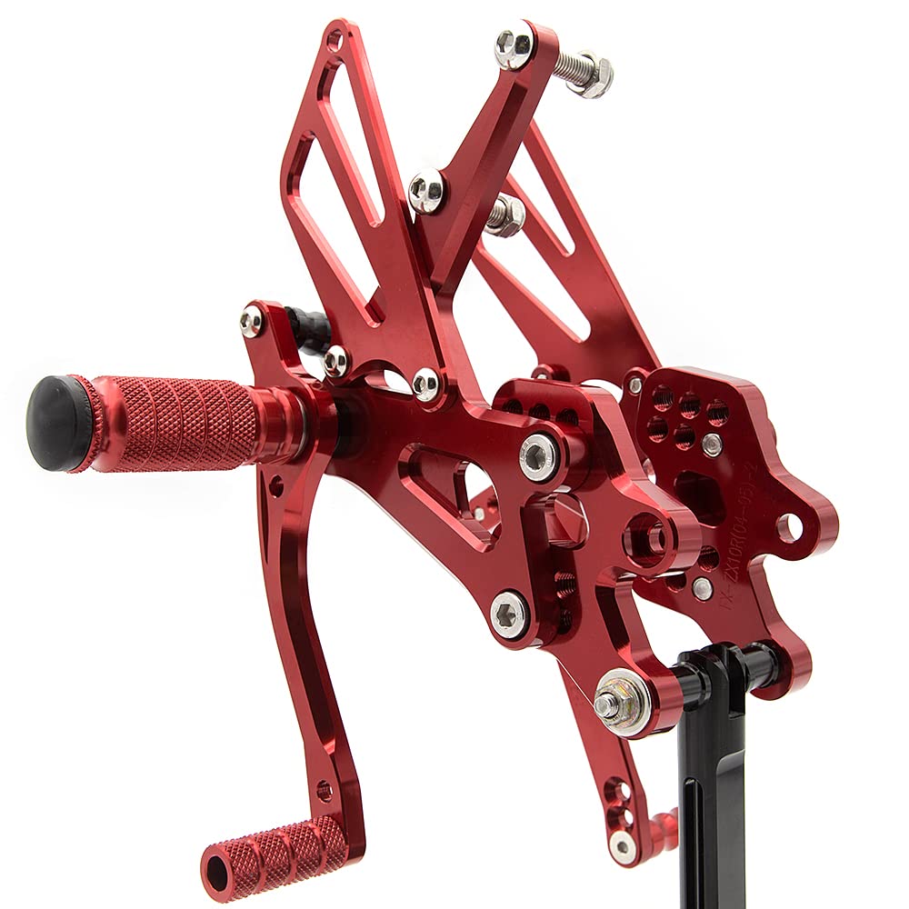 Amazon.com: CNC ZX10R 04-05 Motorcycle Adjustable Rearsets Foot