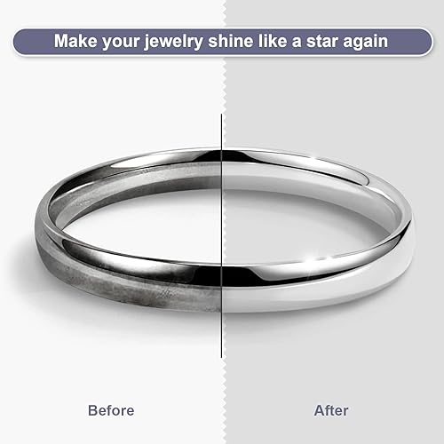 Miniatura 4 de 2 paños de limpieza y pulido de joyas, 100% algodón puro para pulir plata de ley, oro y platino y cubiertos grandes, paño de limpieza de joyas suave