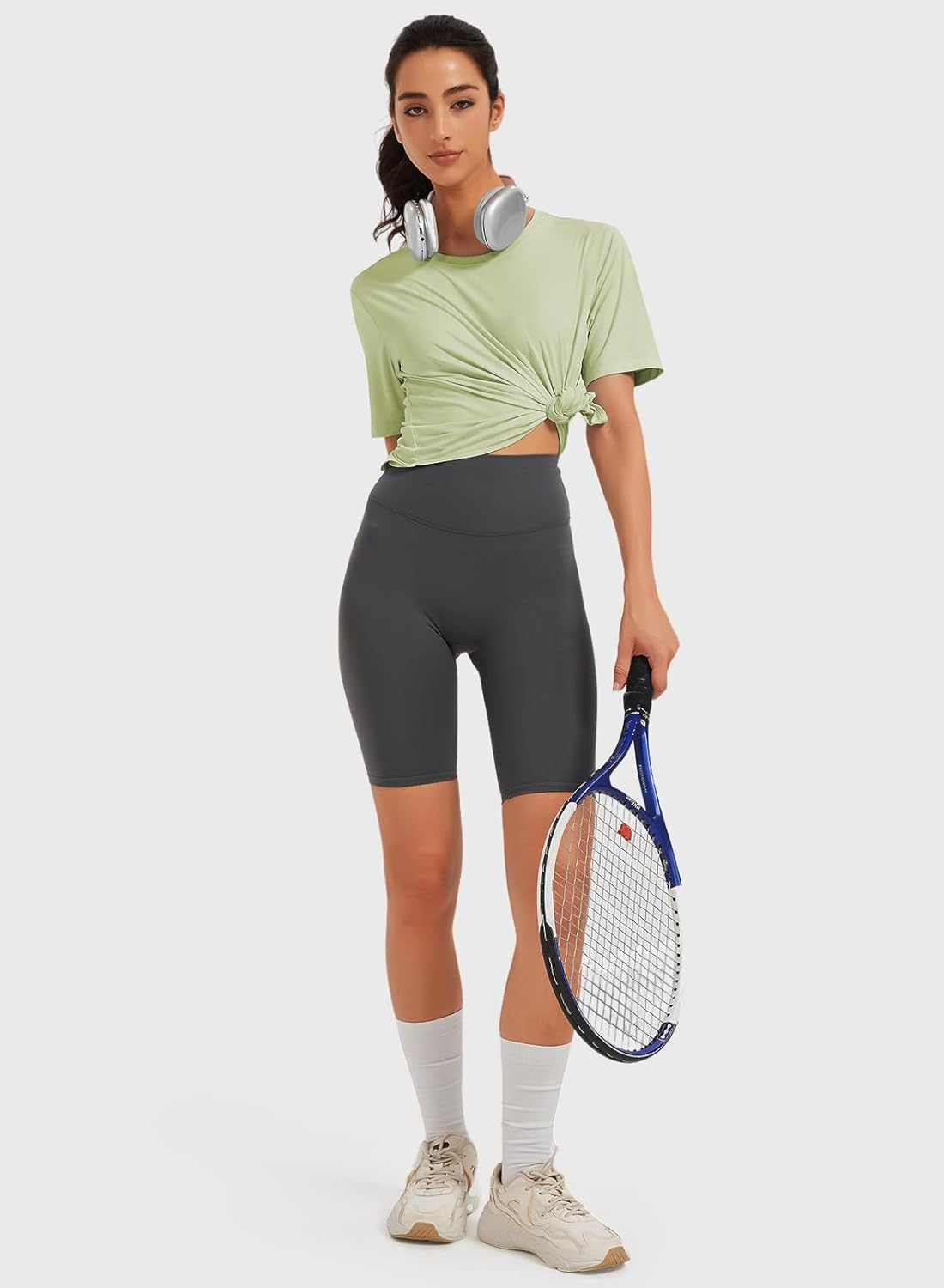 Hiverlay Workout Tops for Women UPF 50+ Short Sleeve Athletic Shirts with Side Slits - Image 7