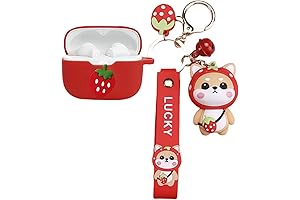 Case Compatible with JBL Tune 230NC TWS, Cute Cartoon Anime Dog Silicone Protective Case