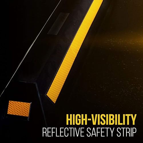 Miniatura 7 de Pyle Pyle PCRSTP11 - Tapón de suelo para estacionamiento, 1 unidad de goma resistente, para automóvil, camionetas, camiones, guía de neumáticos,