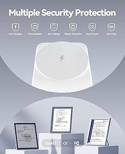 3 in 1 Charging Station, 25W Foldable Magnetic Fast Wireless Charger Stand for Apple Multiple Devices, Travel Charger for iPhone 17 16 15 14 13 12 Series Watch AirPods 4/3/2/Pro