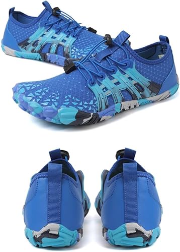 Miniatura 5 de HiGropcore Zapatos de agua para hombres y mujeres, zapatos de playa con puntera ancha, zapatos de playa transpirables de secado rápido con drenaje