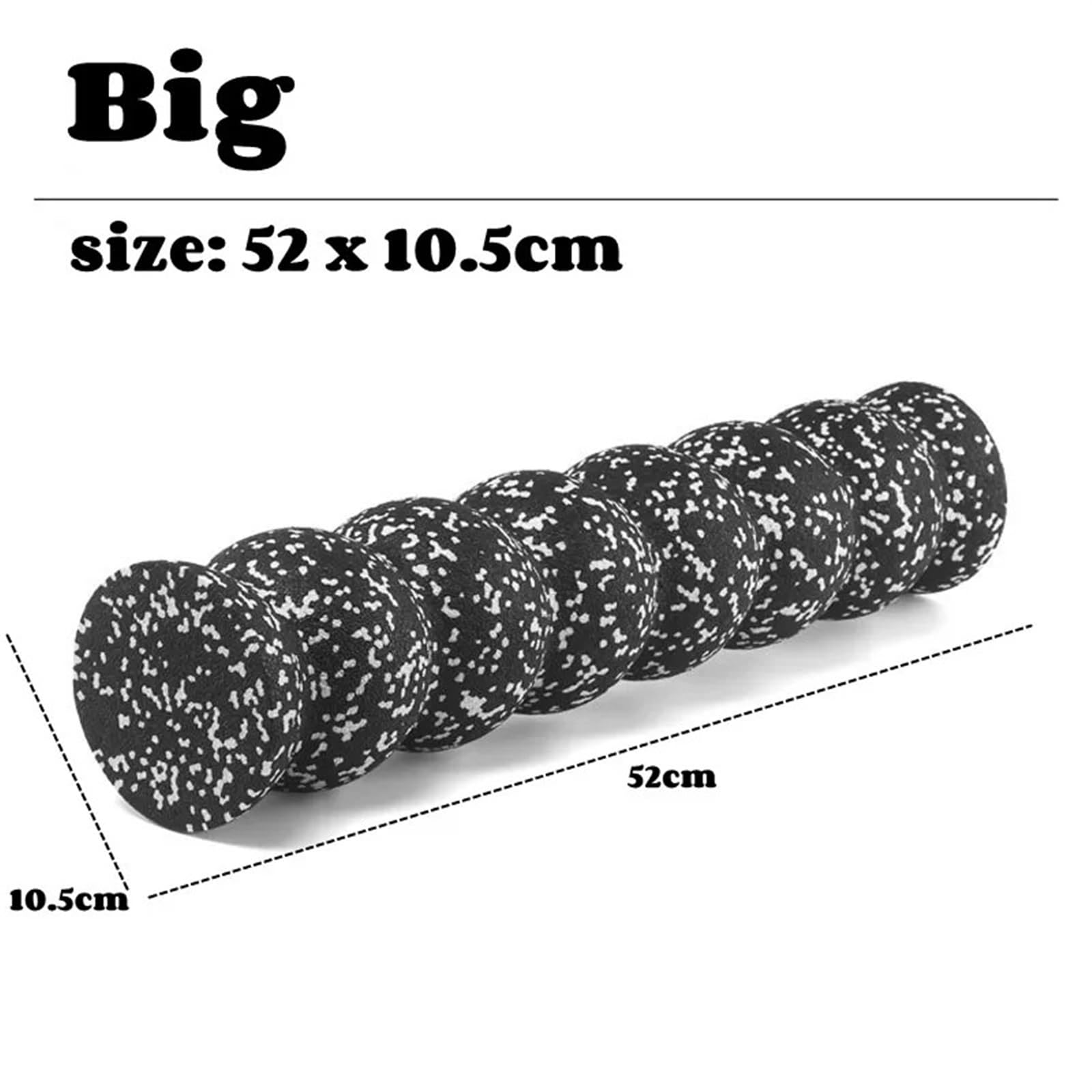 Rullo di schiuma for yoga Rullo for massaggio fitness EPP a forma ondulata for la terapia dei punti trigger Sollievo dal dolore al collo e alla gamba posteriore a rilascio miofasciale Foam Roller(Big