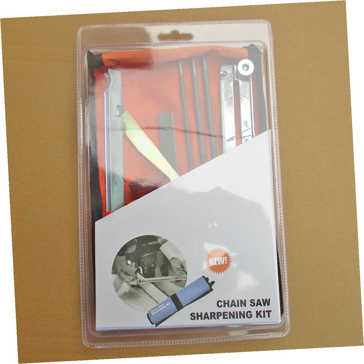 Métal Kit D'affûtage 10 Pièces de Tronçonneuse pour Chaînes