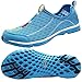 ALEADER Women's Mesh Slip On Water Shoes Blue 9 D(M) US