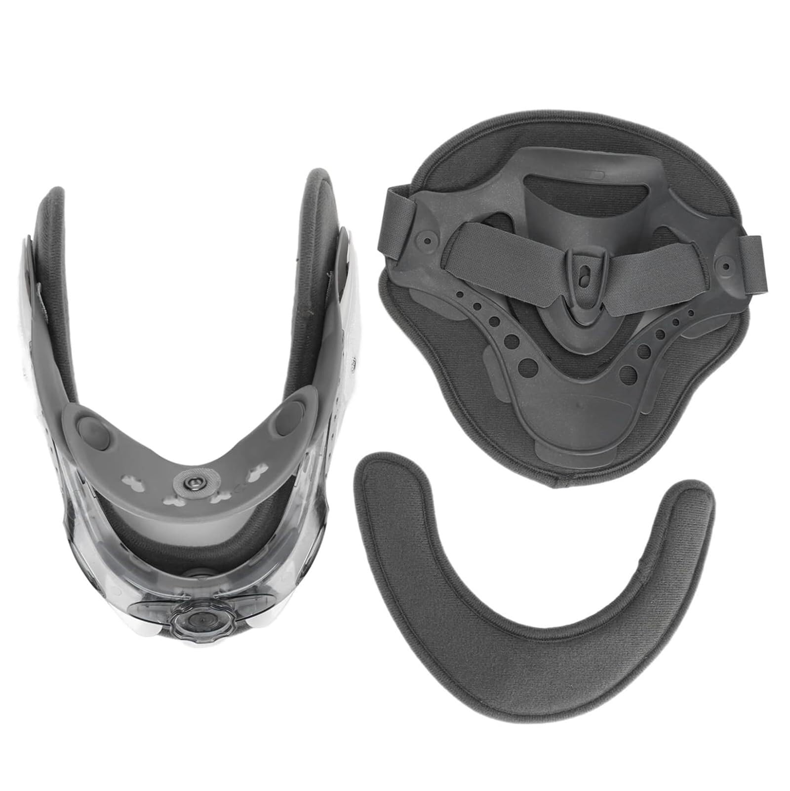 X&Z-XAOY Collarín Ajustable Collarín Cervical Transpirable Y Ajustable En Altura De 6 Velocidades Diseño Abierto para Descompresión Cervical Tracción Cervical