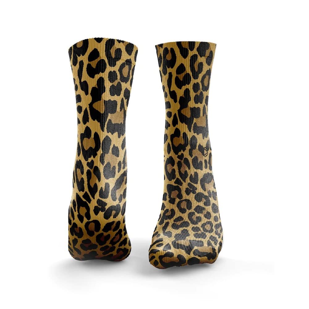 Hexxee Women's Original Leopard Socks : 7.5-10 Uk / 9.5-12 Us