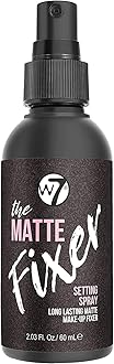 W7 The Fixer Duo - Makeup Setting Spray 2Pcs Set - Dewy & Matte Finishes For Fixing Professional Makeup