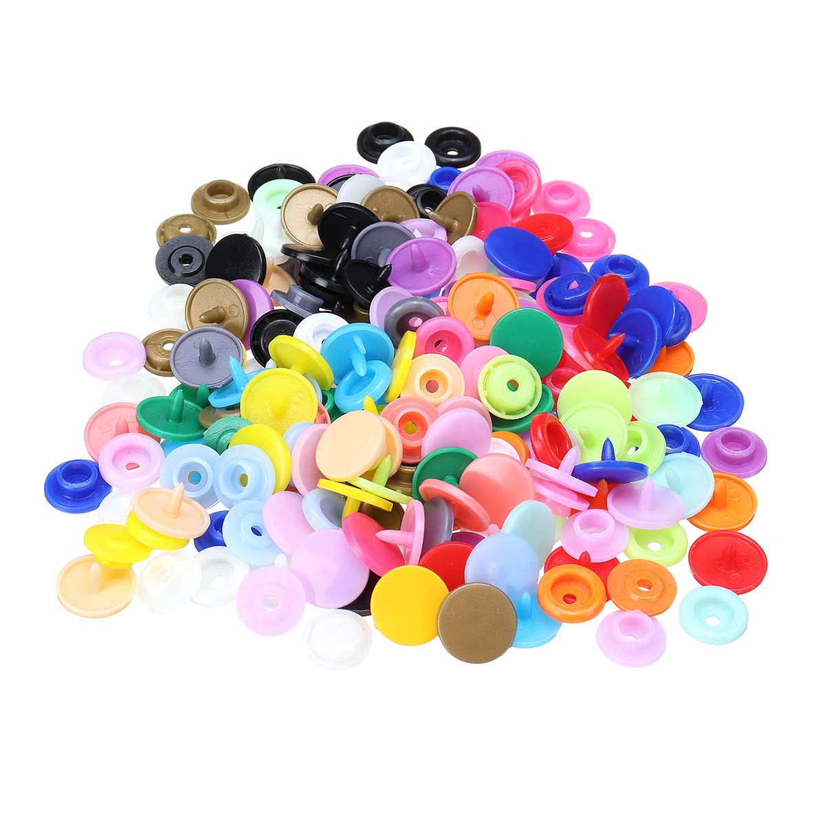 ExcLent 360 Juegos De Sujetador De Plástico Snap Kit Snap Pliers T5 Snap Botones De Mano Herramienta