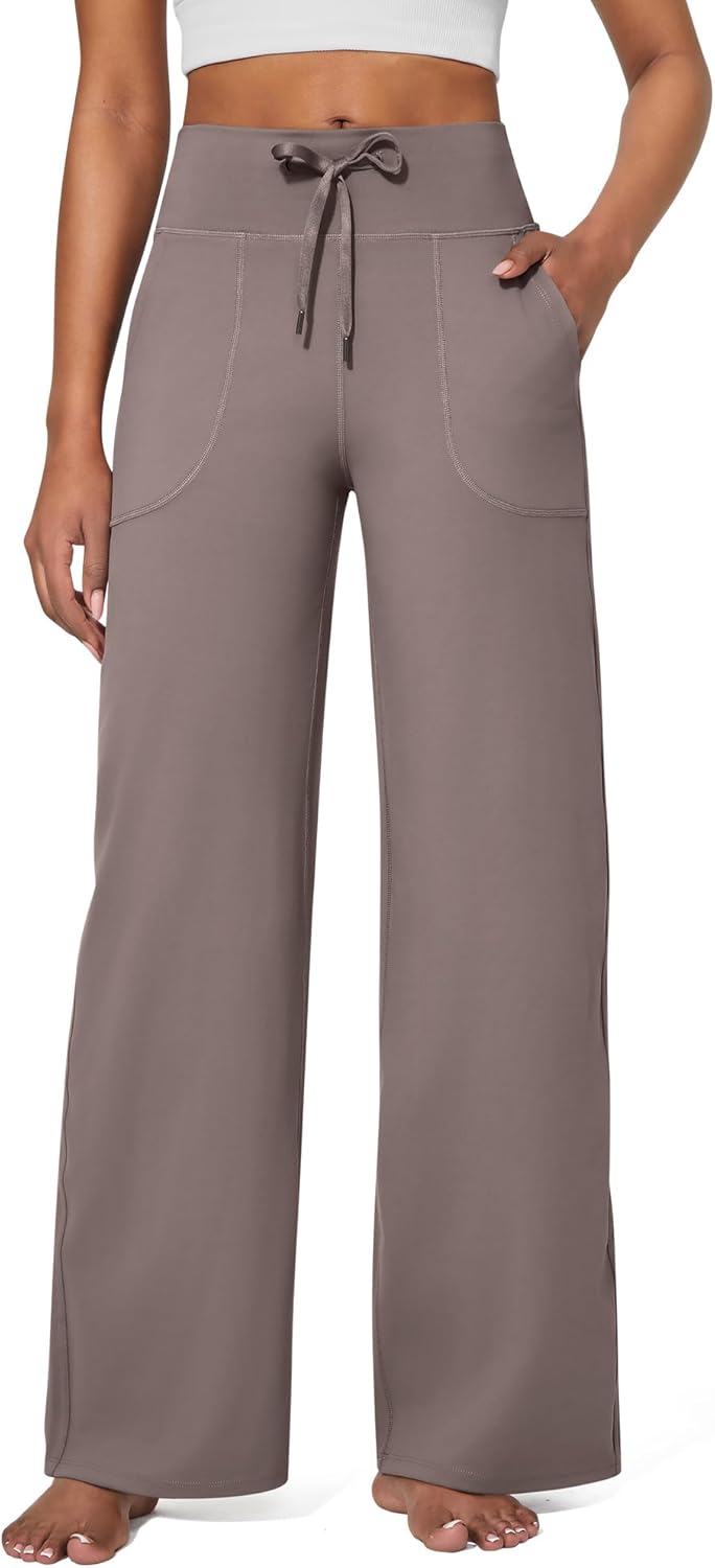 G4Free EverGoing Wide Leg Pants for Women Yoga Pants High Waist Sweatpants with Pockets Stretch Lounge Pants Comfy G4Free EverGoing Wide Leg Pants for Women Yoga Pants High Waist Sweatpants with Pockets Stretch Lounge Pants Comfy