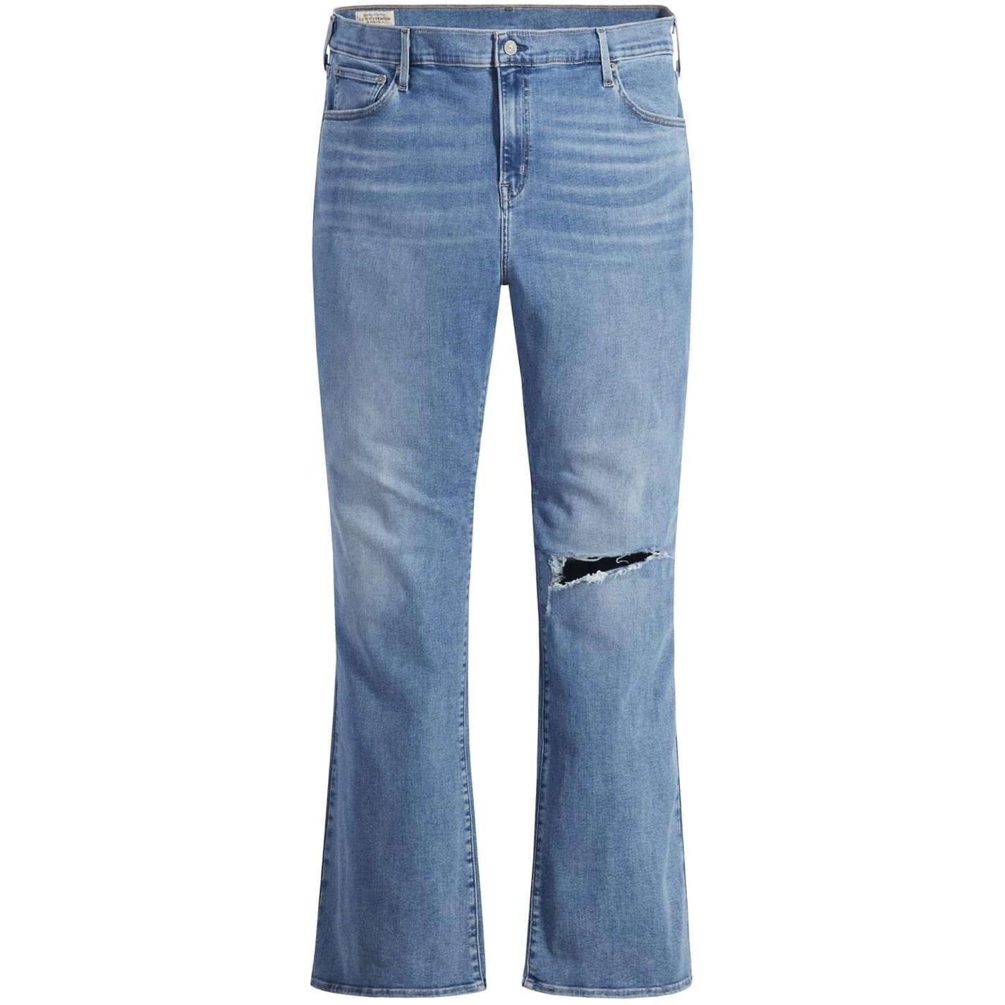 Levi's Damen Plus Size 726™ High Rise Flare Jeans,Medium Indigo Destructed,20 S