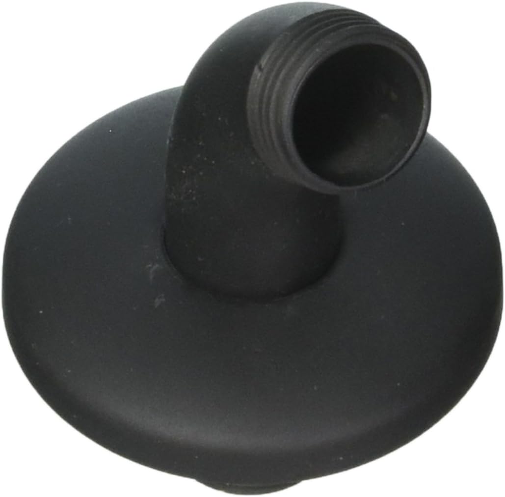Jaclo 8025-MBK 3-1/2" Short Sweep Showerarm with Escutcheon, Matte Black
