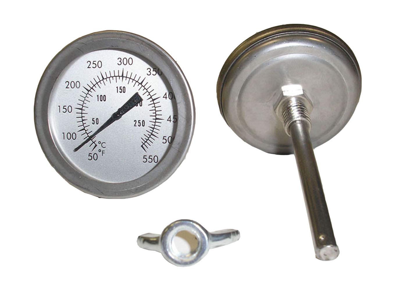 F&C 2" BBQ Smoker/Pit/Grill Thermometer Temp Gauge !