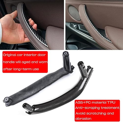 Miniatura 2 de Manijas de puerta de automóvil para BMW X5 X6 F15 F16 2014-2018 manijas de puerta interiores de repuesto para puerta de automóvil, accesorios (color