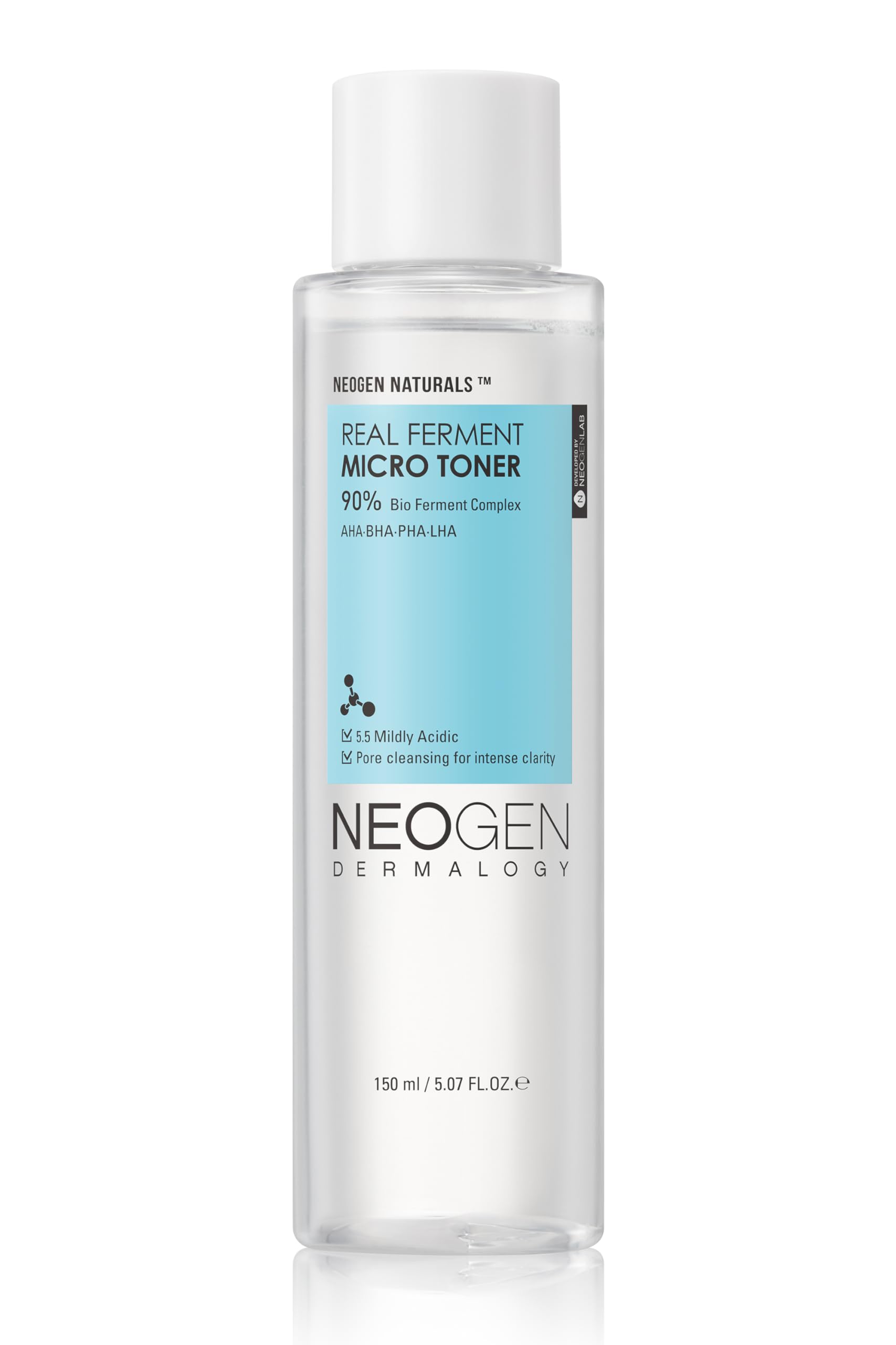 NEOGEN Dermalogy Real Ferment Micro Toner with Hyaluronic Acid and Gentle Exfoliation