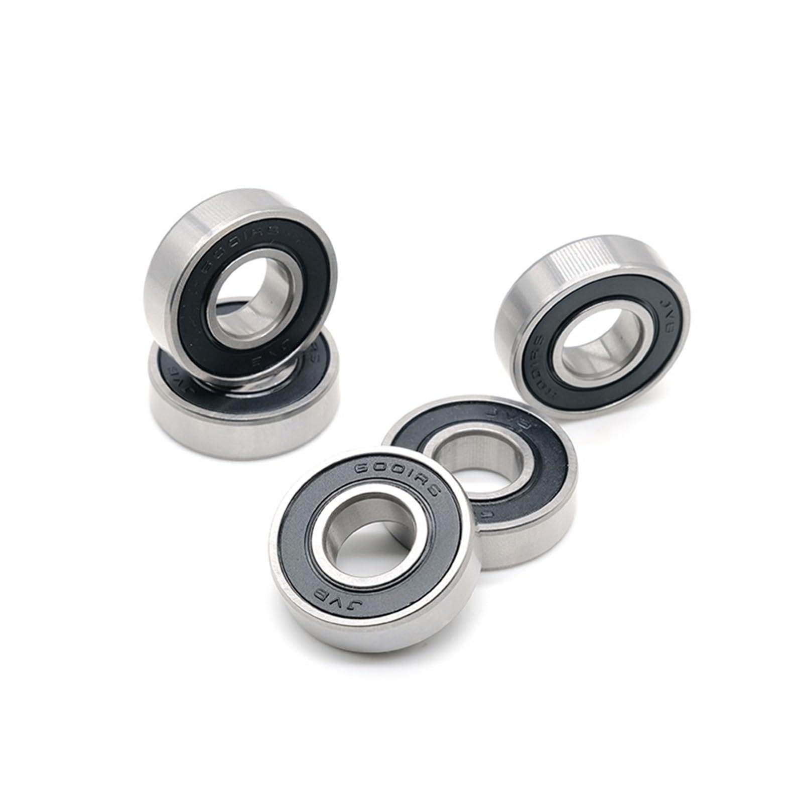 2 pezzi S6001-2RS S6001RS acciaio inossidabile 12 * 28 * 8mm cuscinetto a sfere a gola profonda doppia copertura in gomma 12×28×8mm