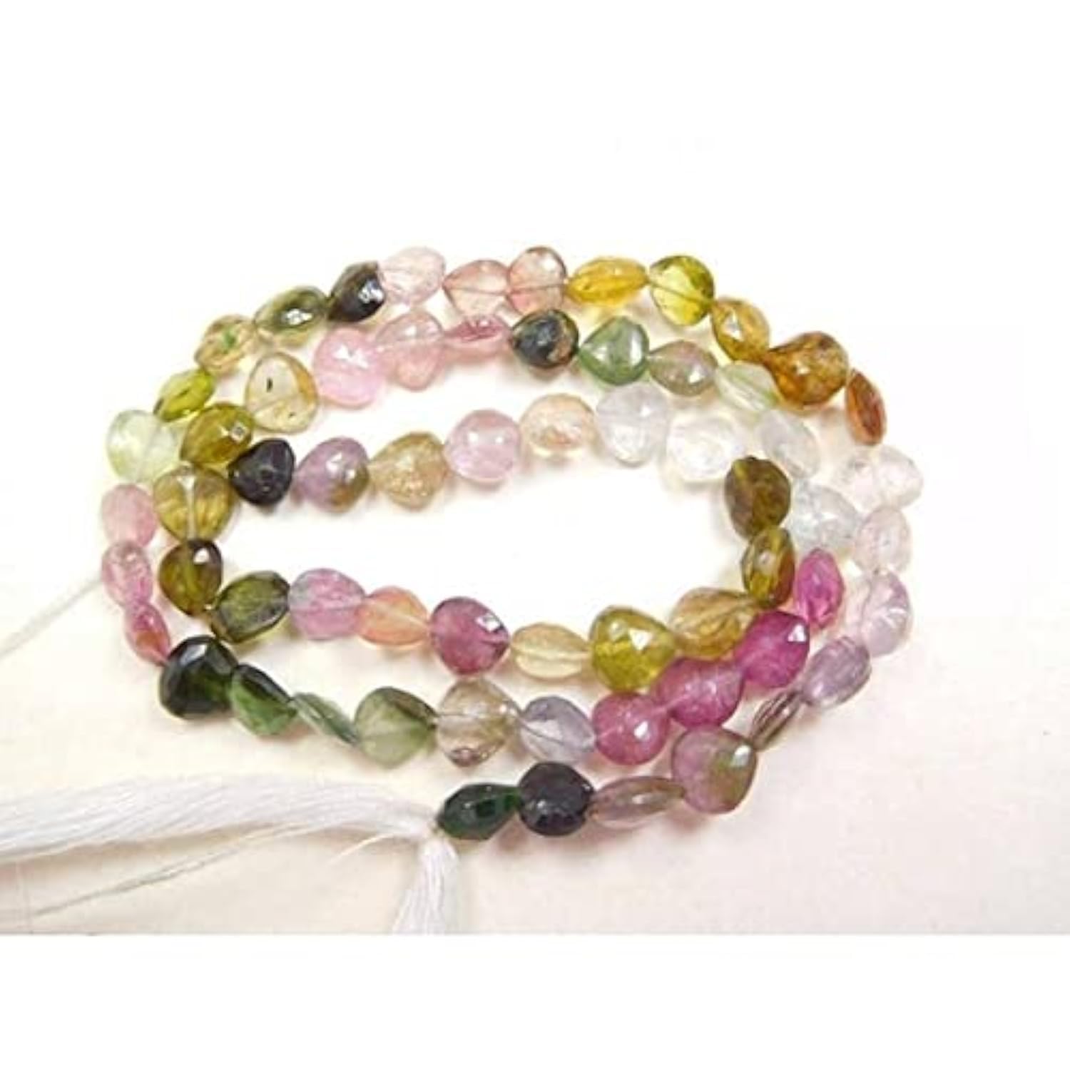 Perles de tourmaline multicolore pour fabriquer vos bijoux d'été uniques