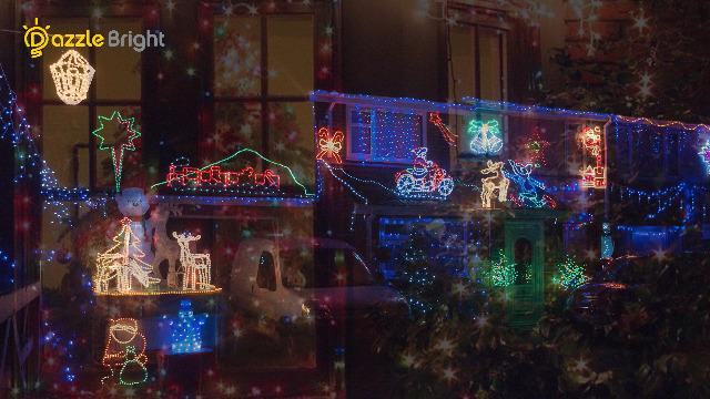Image of Dazzle Bright 200 LED Christmas Mini String Lights, 65FT Connectable Waterproof 8 Modes Fairy Lights for Indoor Outdoor Patio Garden Holiday Party Decorations (Multi-Colored)